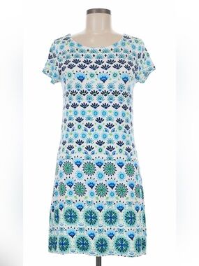 Hatley Short Sleeve Print Dress - Size Medium